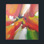 Bloc-note Expressionism<br><div class="desc">Peinture Abstraite d'expressionnisme jaune rouge</div>