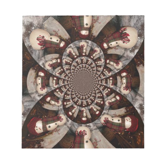 Bloc-note Extraordinaire Snowman (Devant)