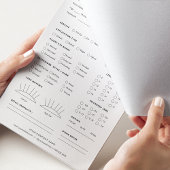 Bloc-note Eyelash Extension Client Enregistrement 40 Pages