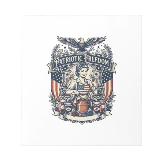 Bloc-note Fabricant de confiture patriotique (Devant)