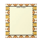 Bloc-note Fabrics Border Stylish Patterns Personalized (Devant)