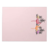 Bloc-note Fabuleux Notepads Flamants roses (Devant)