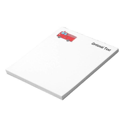 Bloc-note Fabulous Firetruck (Tourné)