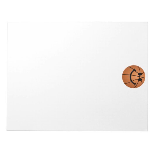 Bloc-note Face de basket-ball (Devant)