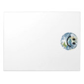 Bloc-note Face de la Terre heureuse (Devant)