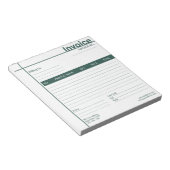 Bloc-note Facturation simple et moderne Réception de vente G (Incliné)