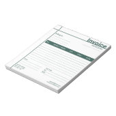 Bloc-note Facturation simple et moderne Réception de vente G (Tourné)