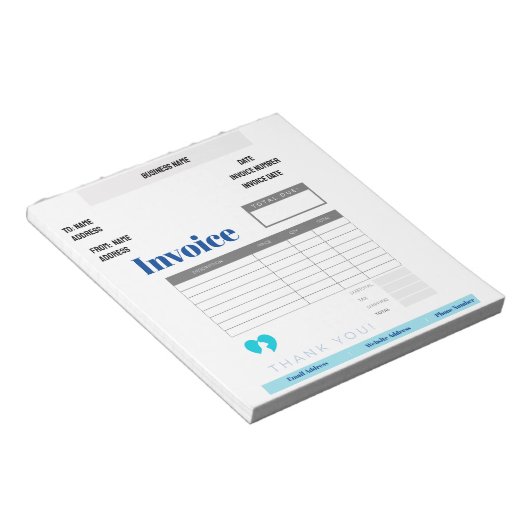 Bloc-note Facture (Incliné)