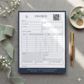 Bloc-note Facture de Planificateur de Mariage Moderne Person
