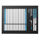 Bloc-note Facture de réception de lavage de pression (Devant)