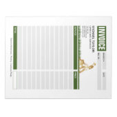 Bloc-note Facture de réception d'entreprise de remorquage de (Devant)