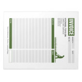 Bloc-note Facture de réception d'entreprise de remorquage de (Devant)