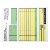 Bloc-note Facture/Devis de Grande Entreprise Professionnelle (Devant)