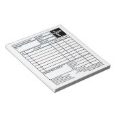 Bloc-note Facture/devis pour petites entreprises Pro-Logo (Incliné)