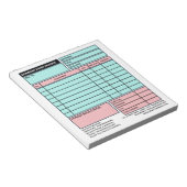 Bloc-note Facture/devis pour petites entreprises professionn (Incliné)