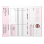 Bloc-note Facture Formulaire de soumission d'entreprise Boul (Devant)