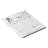 Bloc-note Facture minimale Plombier / Électricien (Générique (Incliné)