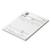 Bloc-note Facture minimale Plombier / Électricien (Générique (Tourné)