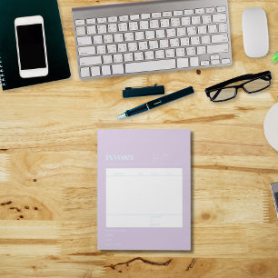 Bloc-note Facture Purple Blue Small Business