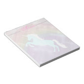 Bloc-note Faetastic licorn rose personnalisation (Incliné)