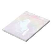 Bloc-note Faetastic licorn rose personnalisation (Tourné)