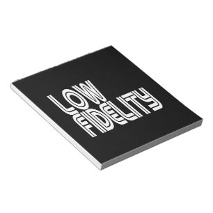 Bloc-note Faible fidélité