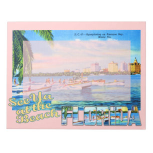 Bloc-note Faire de l'aquaplane dans la baie de Biscayne -