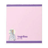 Bloc-note Fairy Princess Petals Robe Mode Illustration (Devant)