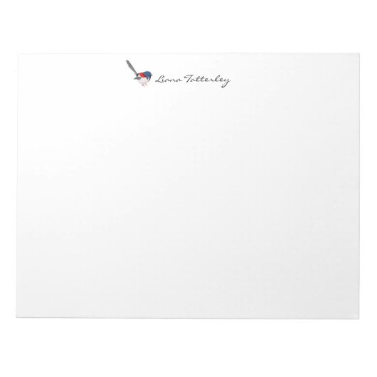 Bloc-note Fairy Wren (Devant)