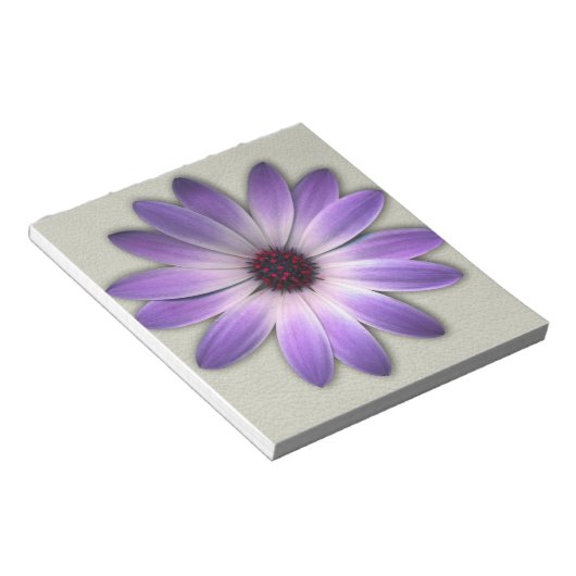 Bloc-note Faisceau violet sur cuir de pierre Imprimer (Incliné)