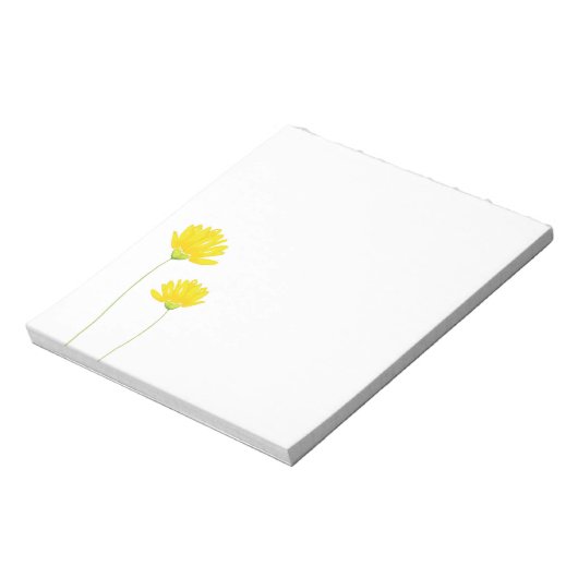 Bloc-note Faisceaux d'aquarelle jaune (Tourné)