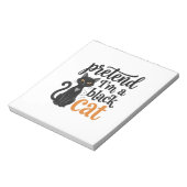 Bloc-note Faites comme si j'étais un chat noir T-shirt de ch (Tourné)