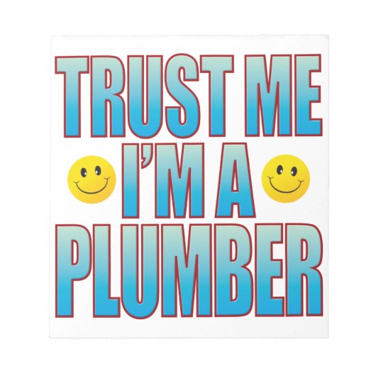 Bloc-note Faites-moi confiance Plumber Life B (Devant)