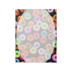 Bloc-note Faites passer le motif sans soudure + votre backgr
