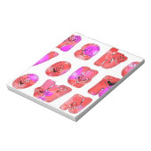 Bloc-note Faites votre propre coeur Art Design d'impression (Tourné)