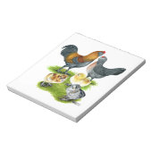 Bloc-note Famille Ameraucana de poulet (Tourné)