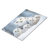 Bloc-note Famille d'animaux de hibou errant la nature (Incliné)