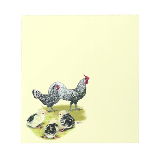 Bloc-note Famille de Hambourg (Devant)