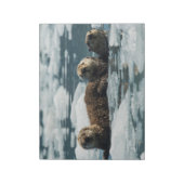 Bloc-note Famille de loutres de mer (Tourné)