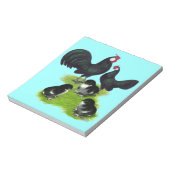 Bloc-note Famille des Rosecomb Black Bantam (Tourné)
