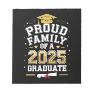 Bloc-note Famille fière d'un diplômé de la promotion 2025