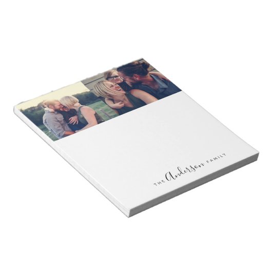 Bloc-note Famille personnalisée (Incliné)