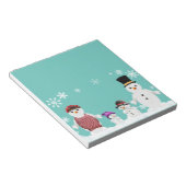 Bloc-note famille snowman (Incliné)