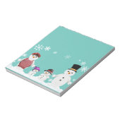 Bloc-note famille snowman (Tourné)