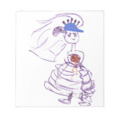 Bloc-note Fan Bride baseball (Devant)