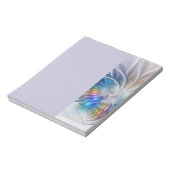 Bloc-note Fantaisie florale, fleur fractale abstraite coloré (Tourné)