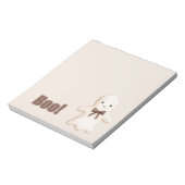 Bloc-note Fantôme Boo Brun Joyeux Mignon (Tourné)