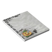 Bloc-note Fantôme, Chat, Chat et Citrouille, Bonne Halloween (Incliné)