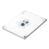 Bloc-note fantôme émoji (Tourné)