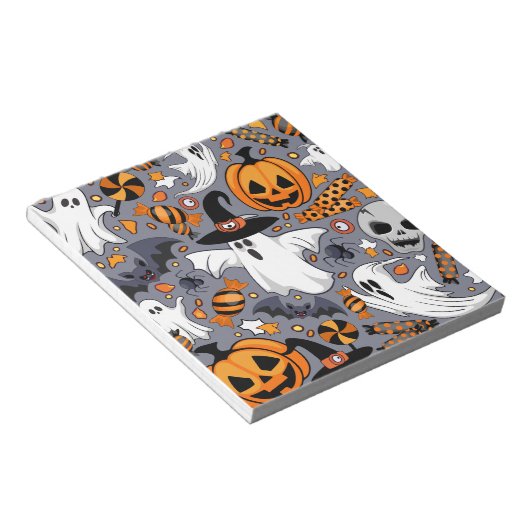 Bloc-note Fantômes Monstres mignons Éffrayants et Déplaisant (Incliné)